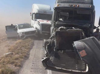 Ventarrones en Carretera Torreón